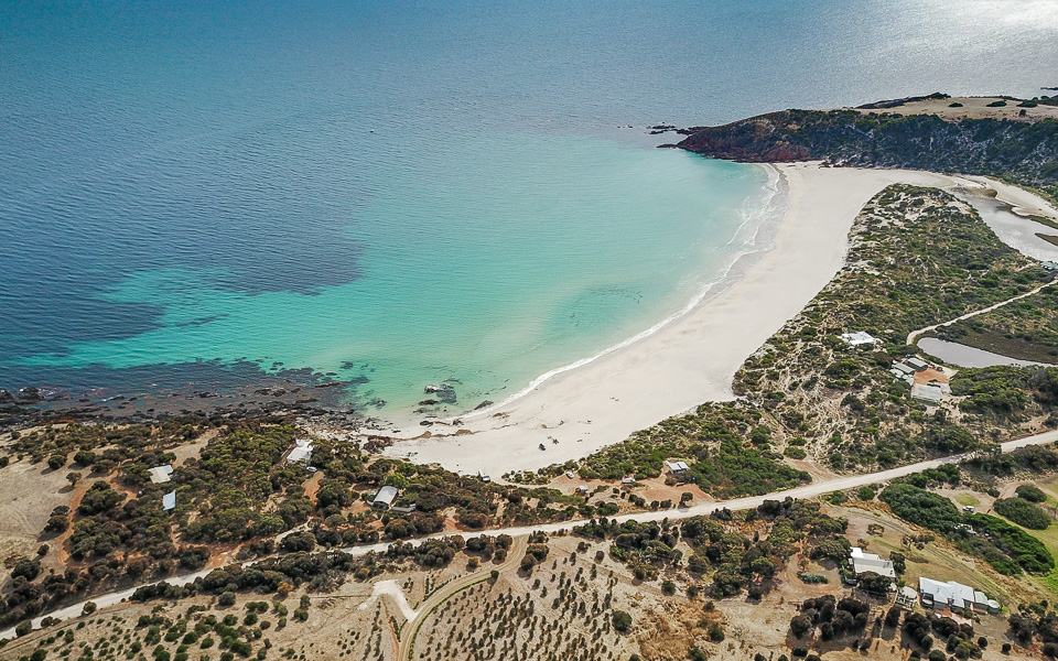 Snelling Beach Droneshot