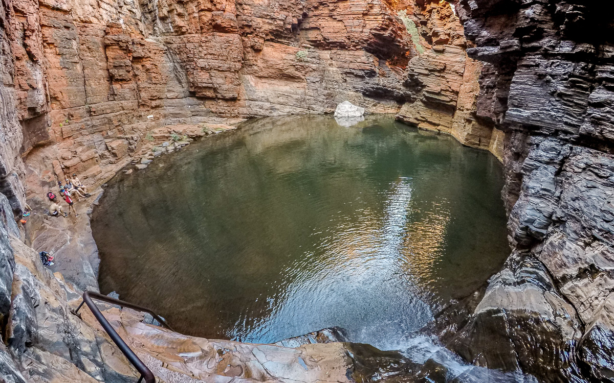 Handrail Pool Karijini National Park