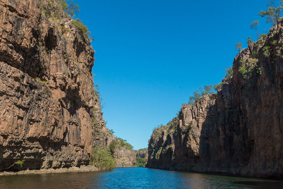 Katherine Gorge mit Boot