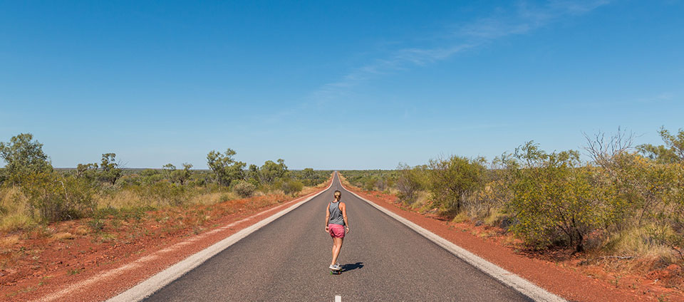 Straßen von Australien Outback