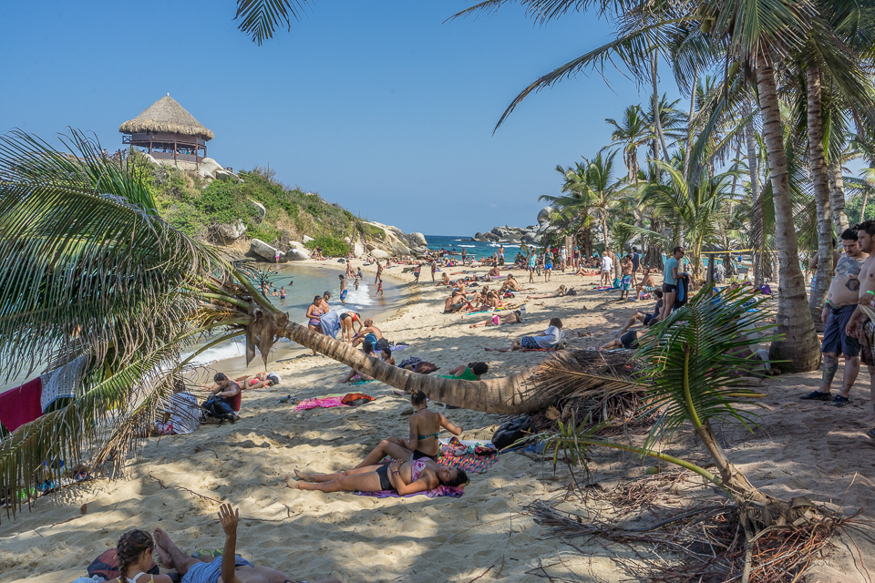 Überlaufener Tayrona Nationalpark