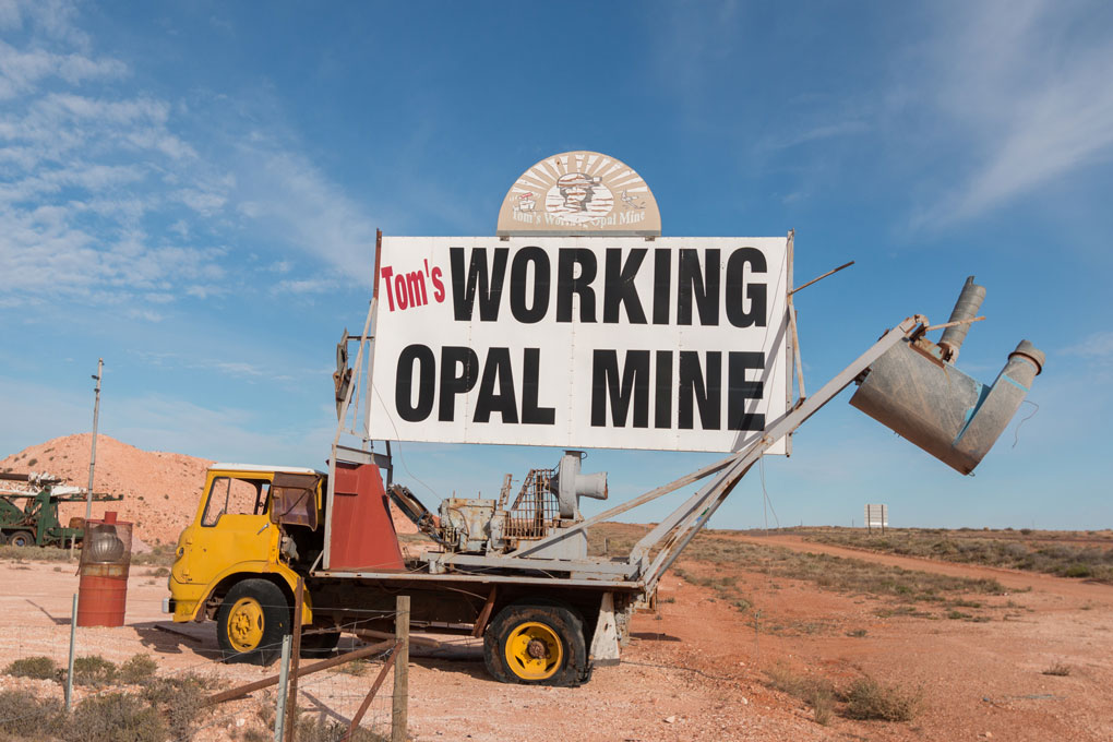 Tom's Working Opal Mine Coober Pedy