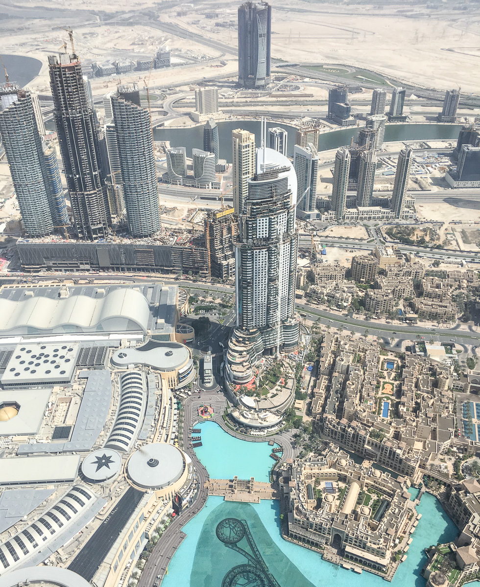 Burj Khalifa Dubai Aussichtsplattform