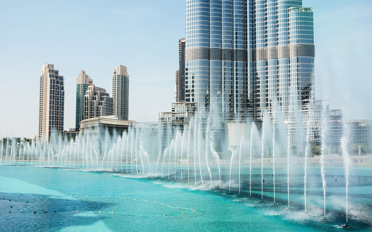 Dubai Fountain Sehenswürdigkeiten
