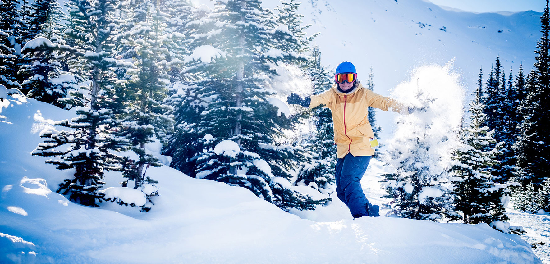 Kanada Jasper Snowboarden Winter