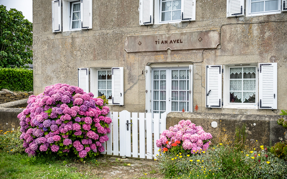 Häuser Île de Molene Bretange