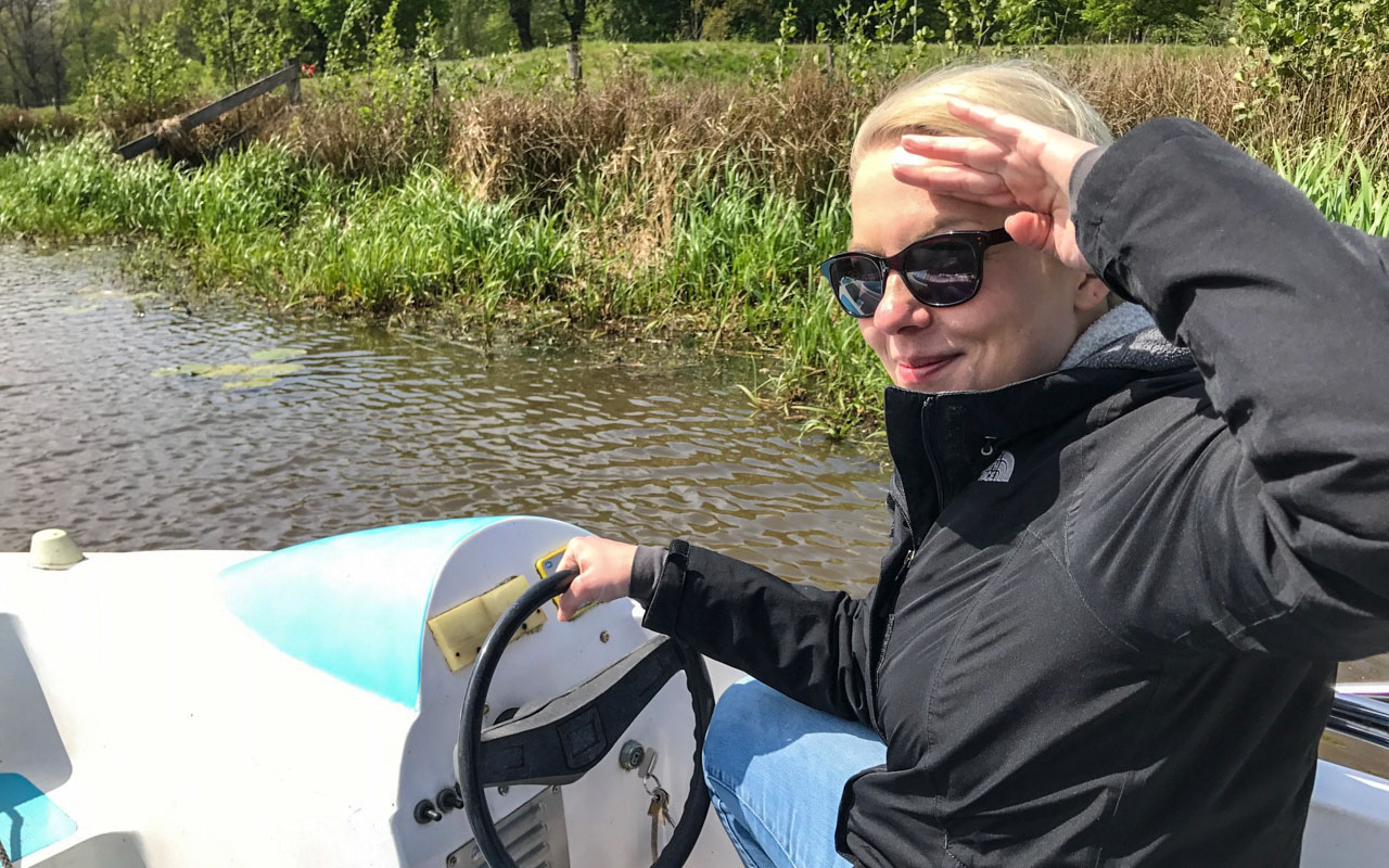 Holland Lekkerradeln Fluesterboot