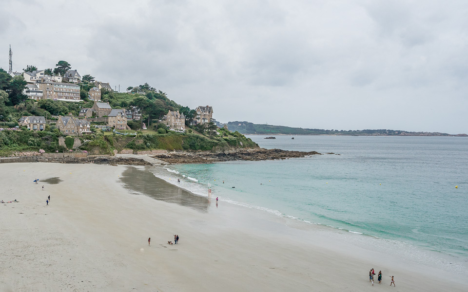 Plage de Trestrignel, Rosa Granitküste Bretagne