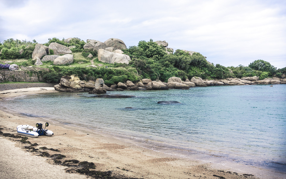 Plage de Saint-Guirec Bretagne