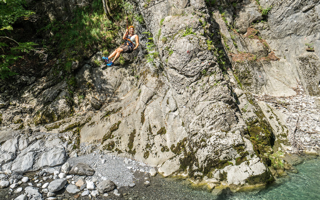 Bregenzerwald Aqua Hochseilgarten Andelsbuch Flying Fox