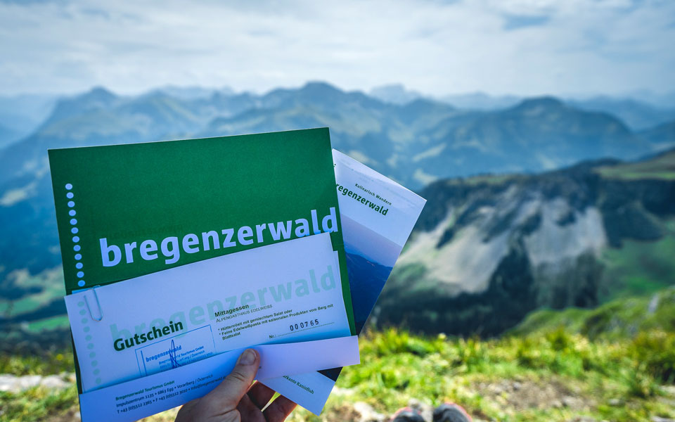 Gutschein zum kulinarischen Wandern im Bregenzerwald