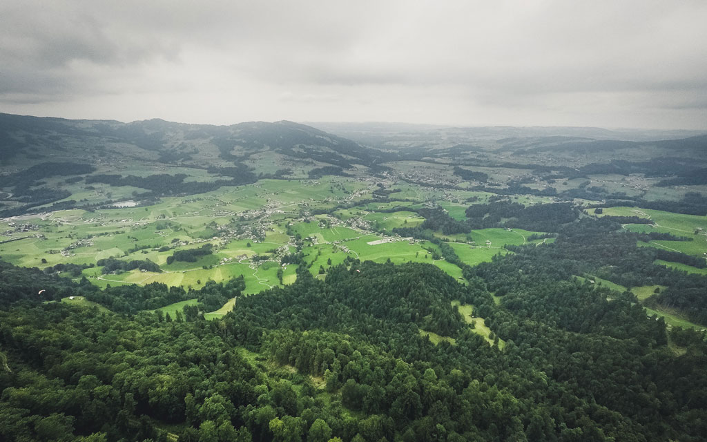 Bregenzerwald Andelsbuch Gleitschirm fliegen