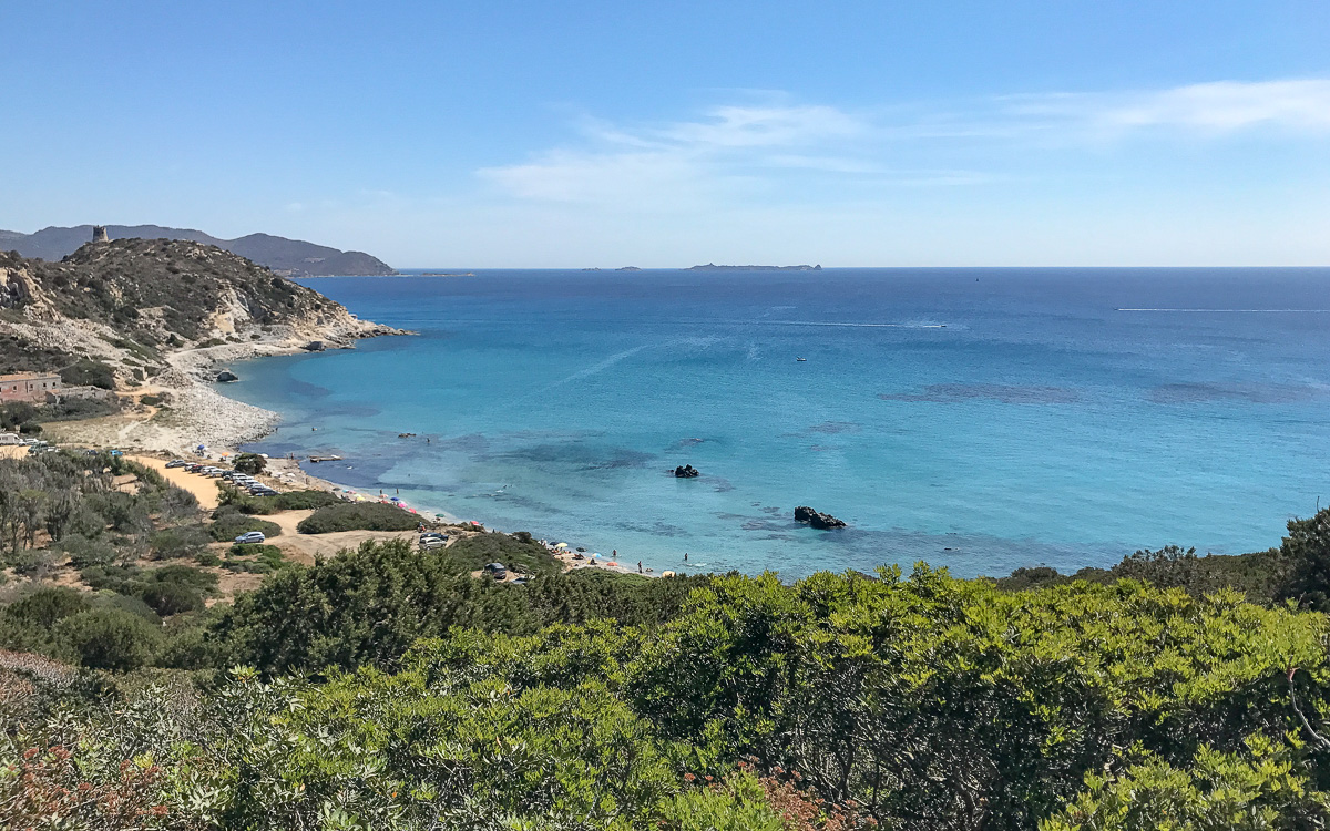 Cava Usai Strand Villasimius Süd Sardinien