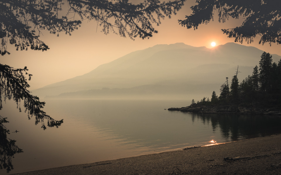 kootenay-cabin-restaurant-sonnenuntergang
