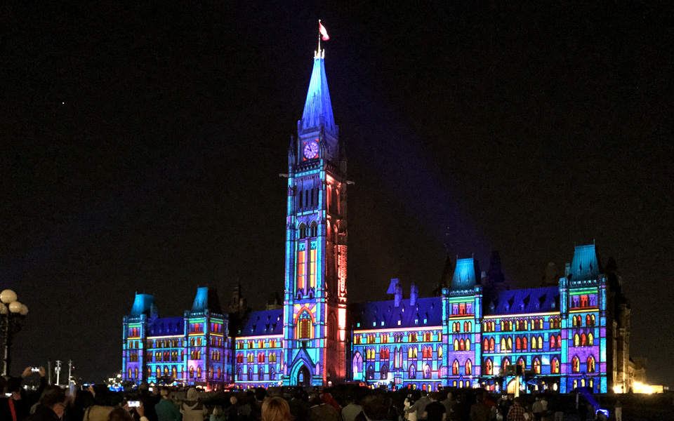 Nordic Light Parliament Hill Ottawa