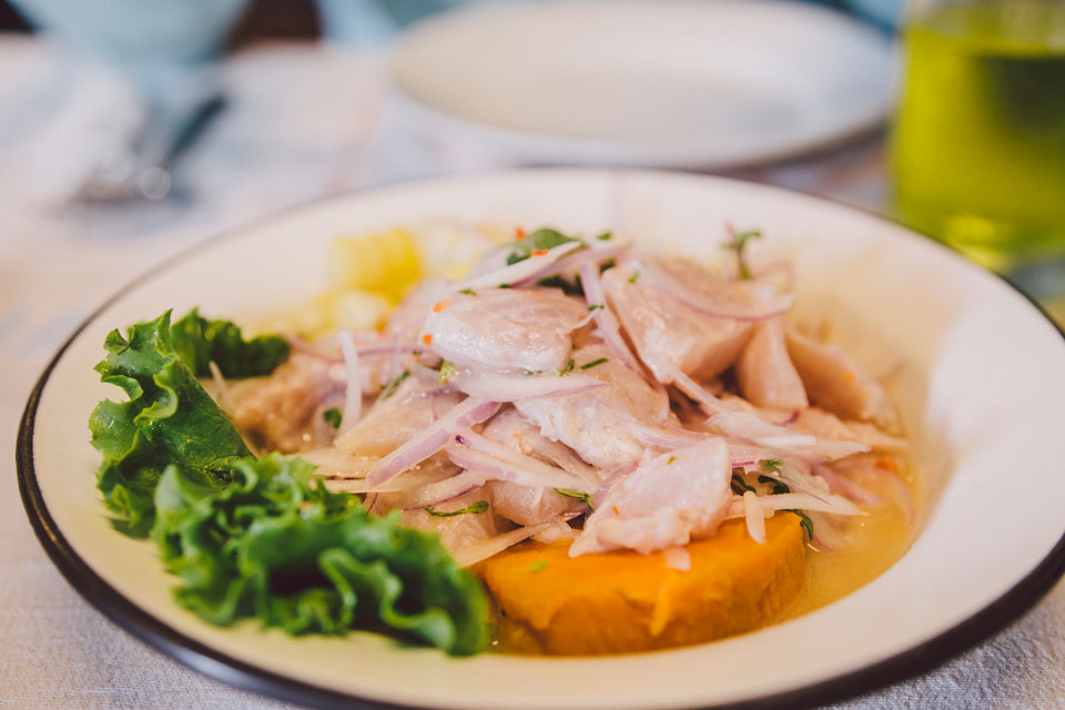 Peru Essen Ceviche