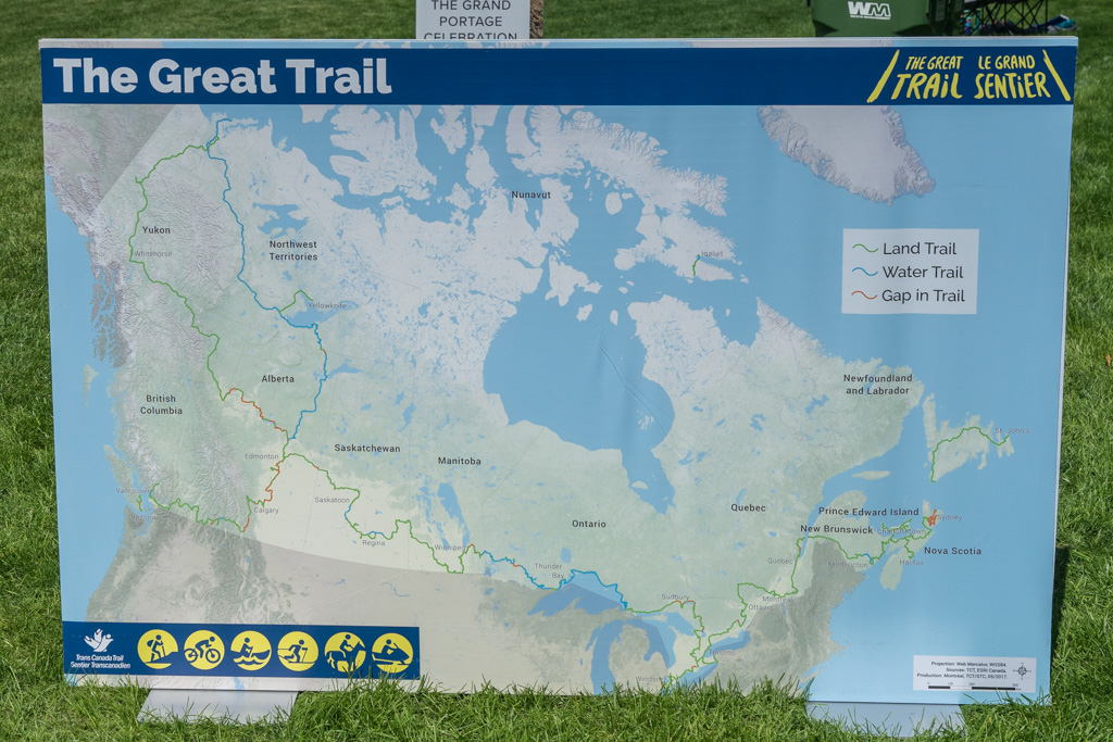 Karte The Great Trail Kanada