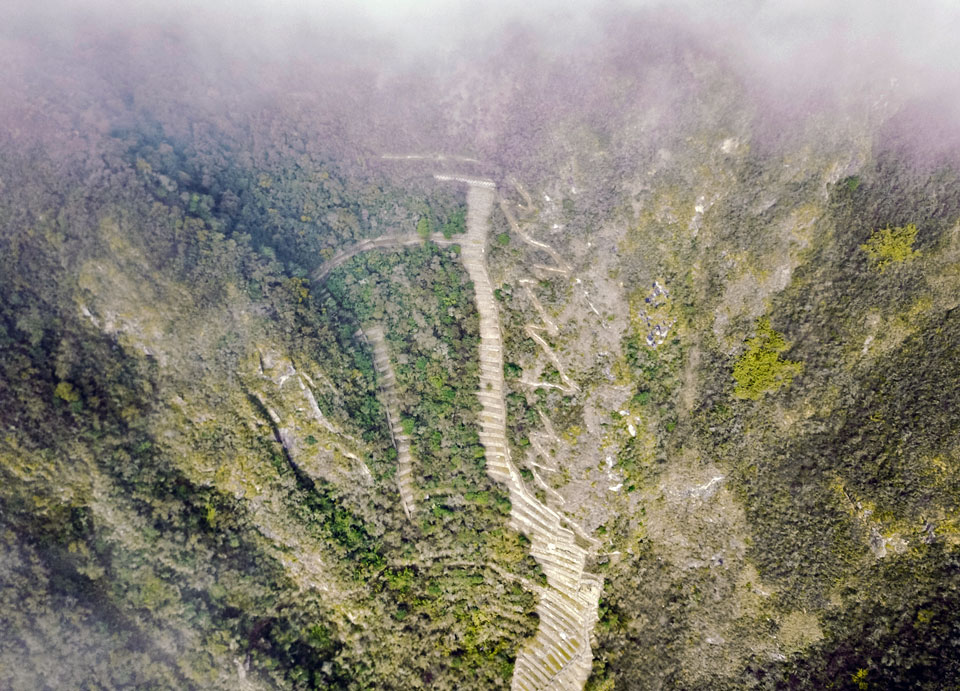 Choquequirao Lama Terrassen DJI