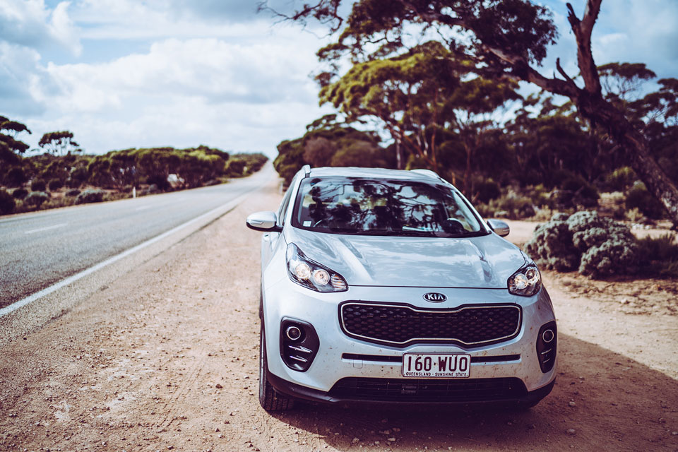 Autofahren Australien Nullabor Plains