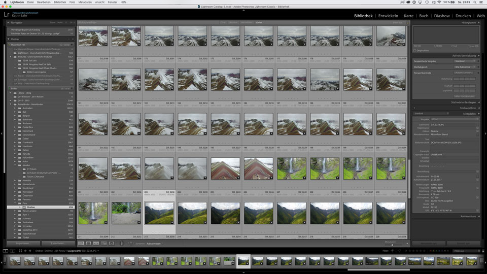 Bilder bearbeiten Reiseblog Lightroom