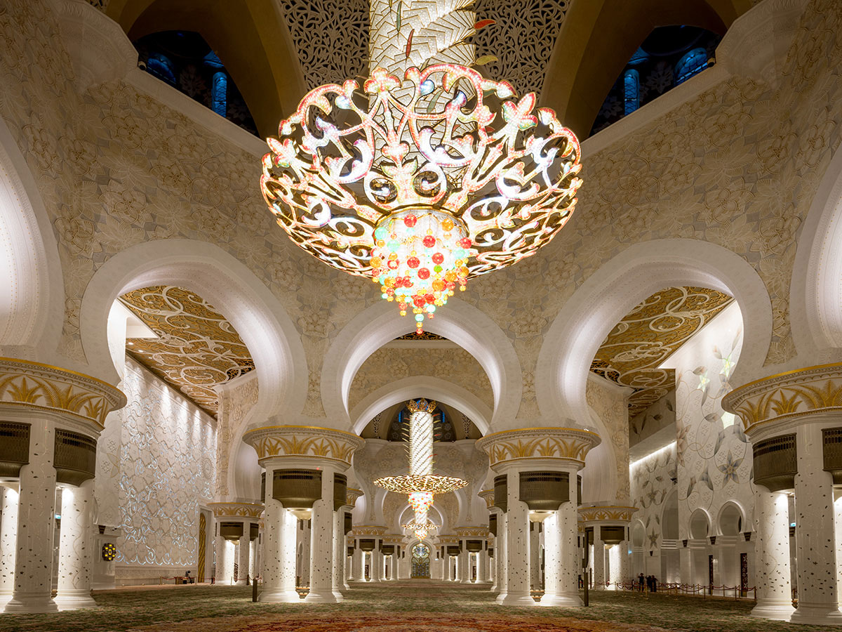Kronleuchter Sheikh Zayed Moschee Abu Dhabi