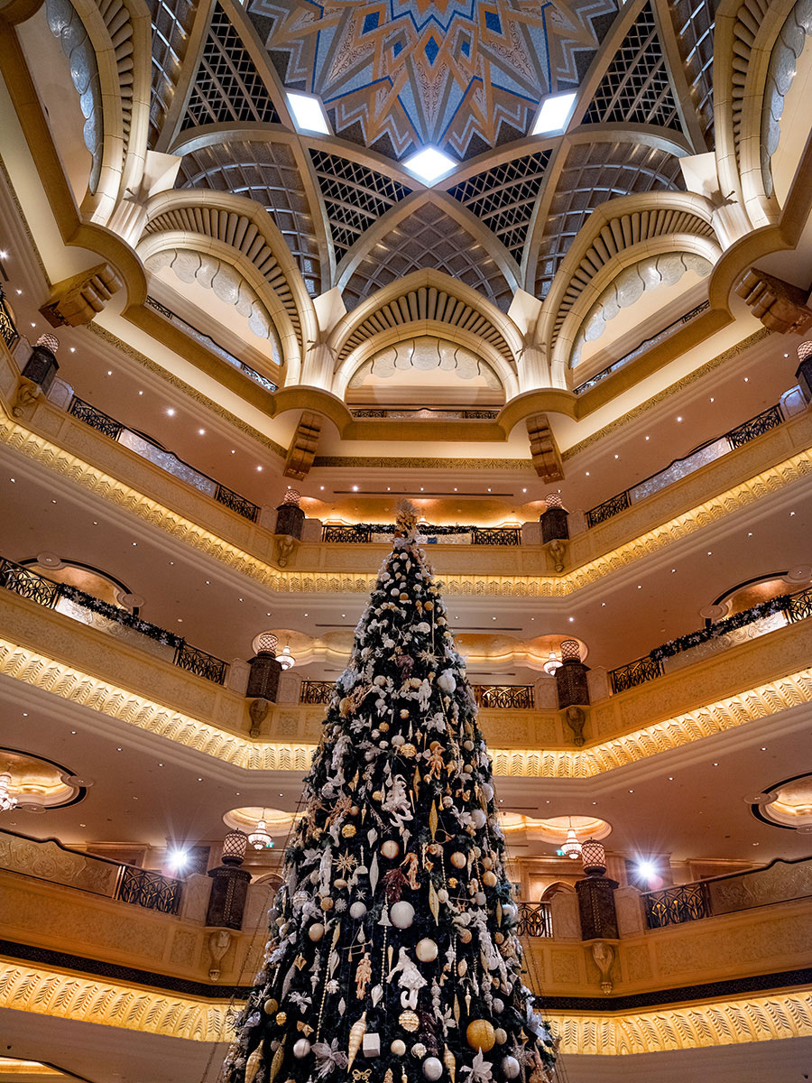Emirates Palace Abu Dhabi, Weihnachtsbaum