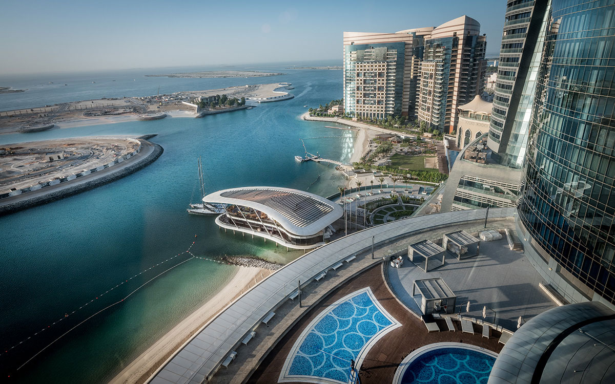Ausblick Zimmer Jumeirah at Etihad Towers Abu Dhabi
