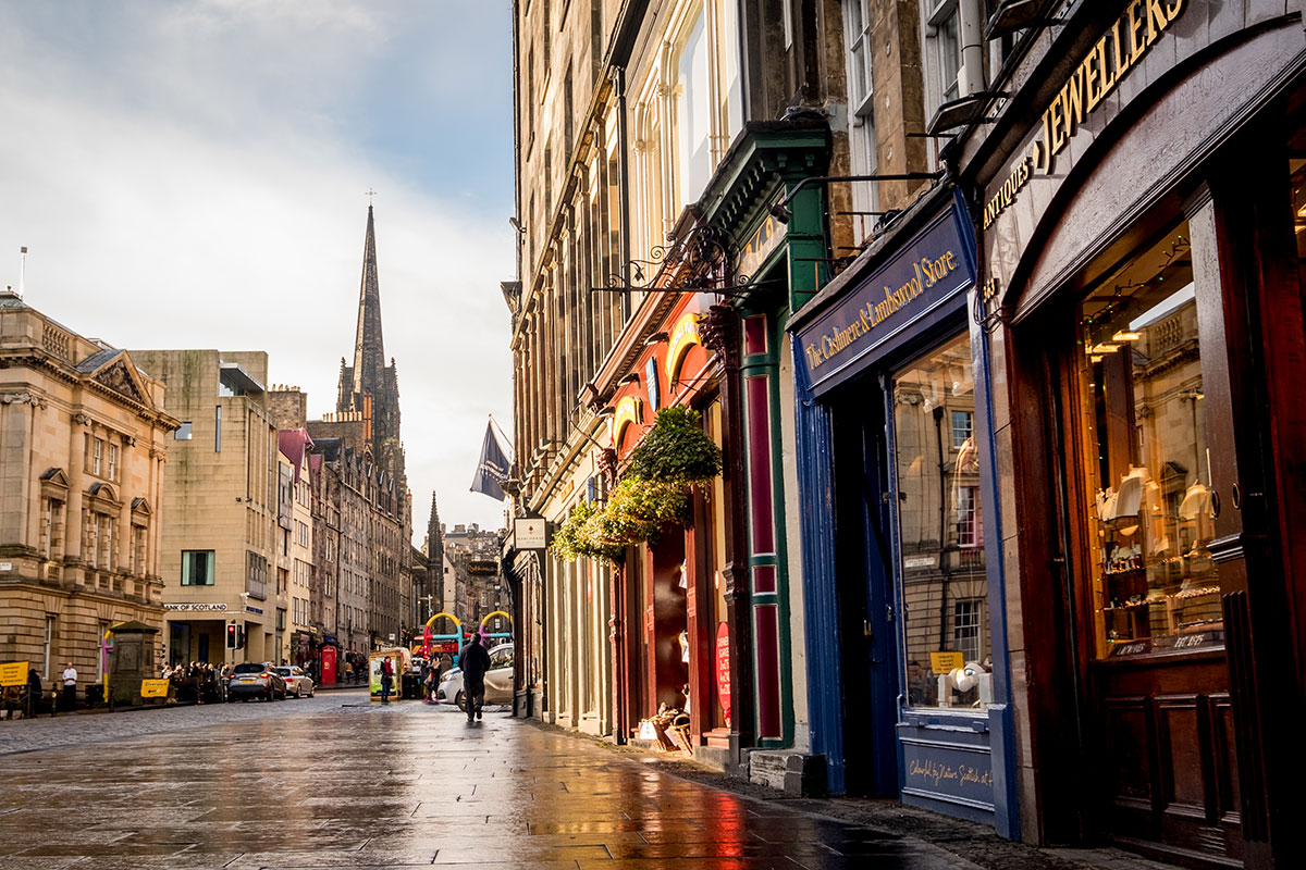 Royal Mile Edinburgh Schottland