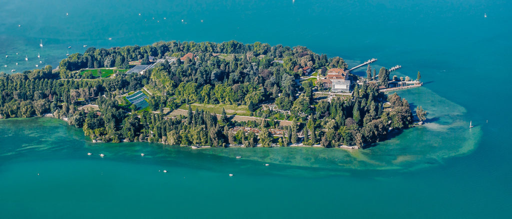Mainau flower island on Lake Constance