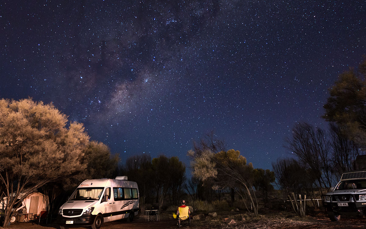 Sternenhimmel Kings Canyon Resort