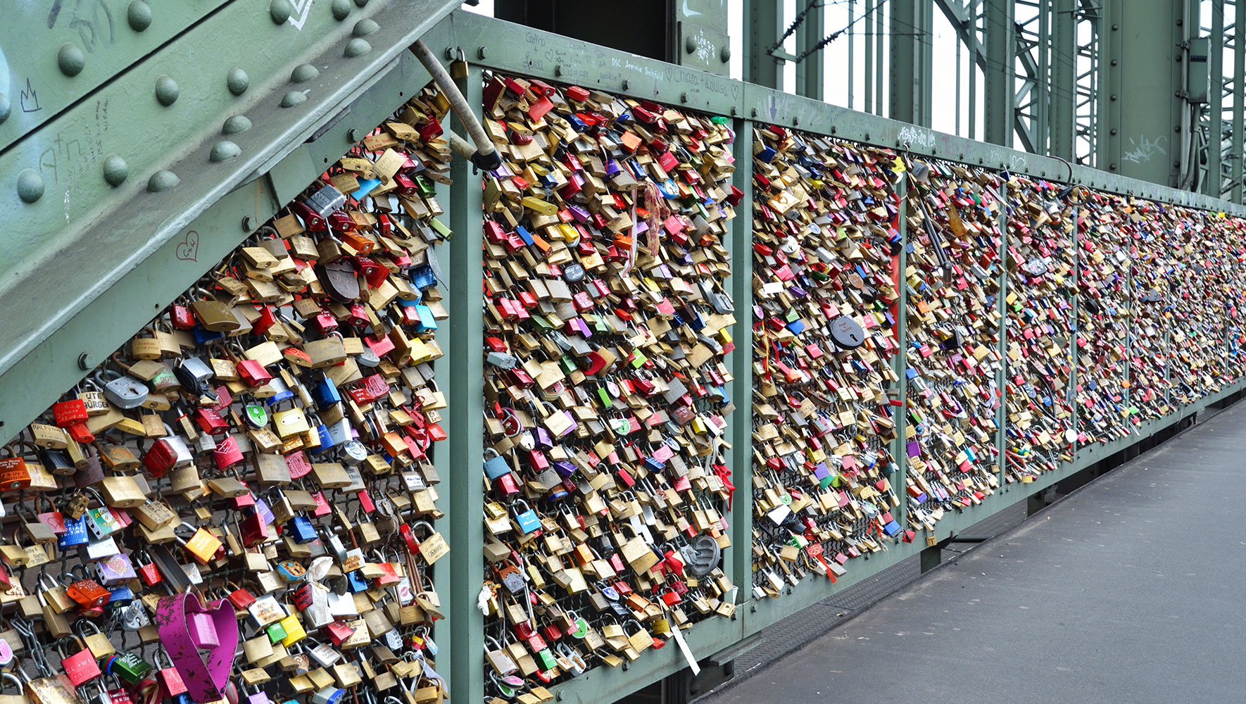 Liebesschlösser in Köln