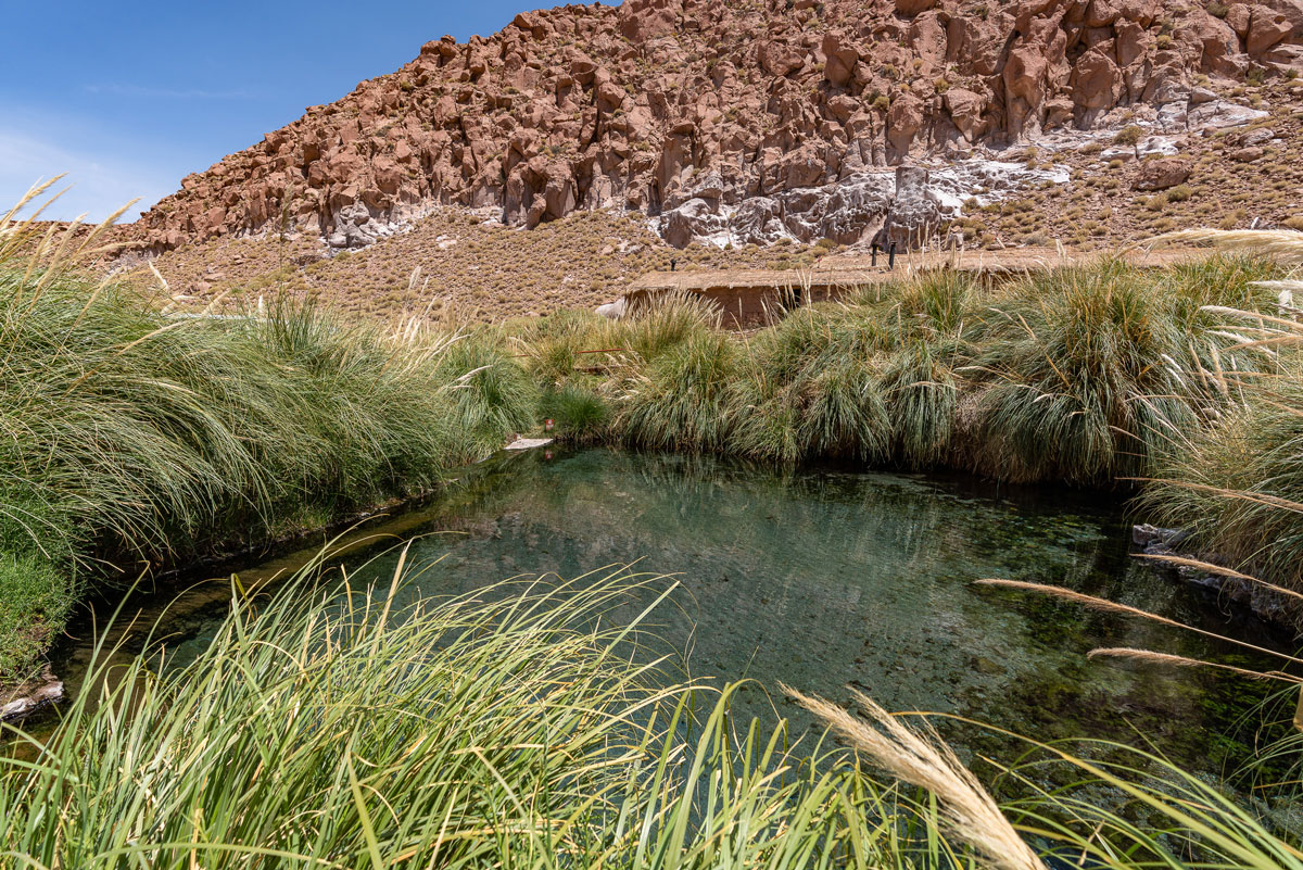 Heiße Quellen Puritama, Atacama Wüste in Chile