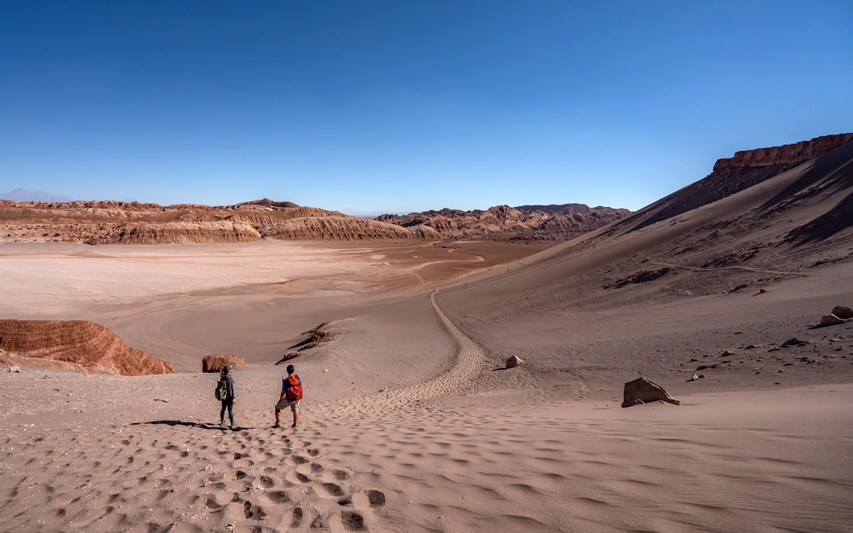 Sanddüne Valle de la Luna Atacama Wüste Chile