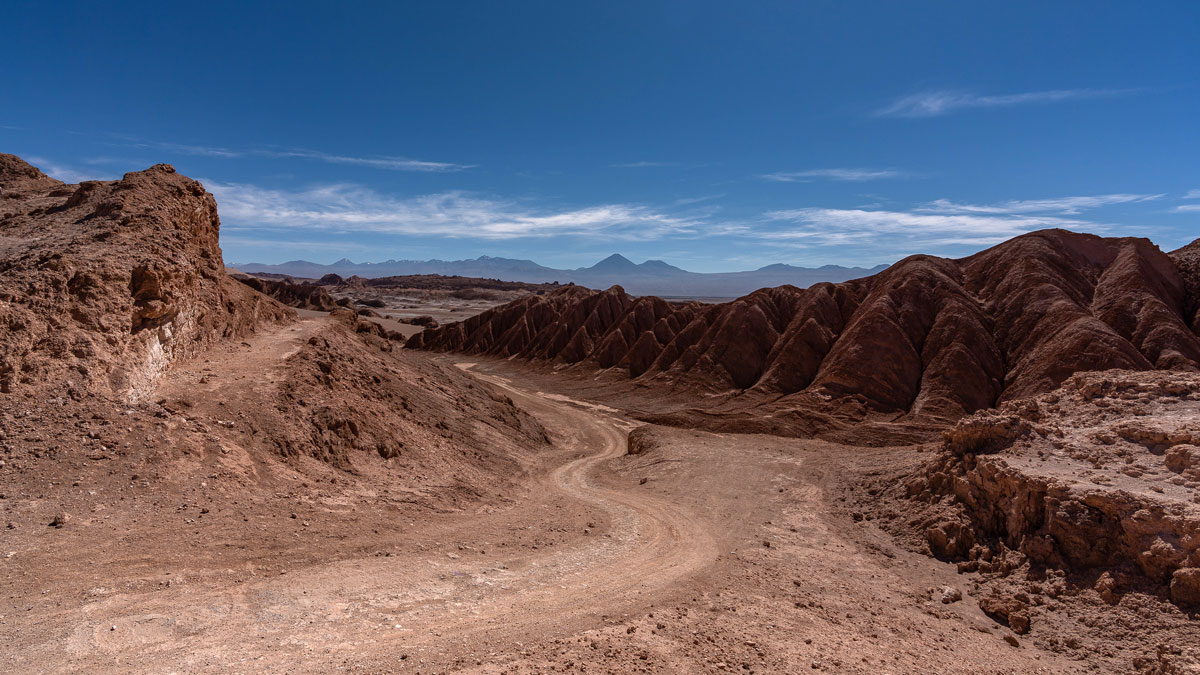 Ausblicke Valle de la Luna Atacama-Wüste