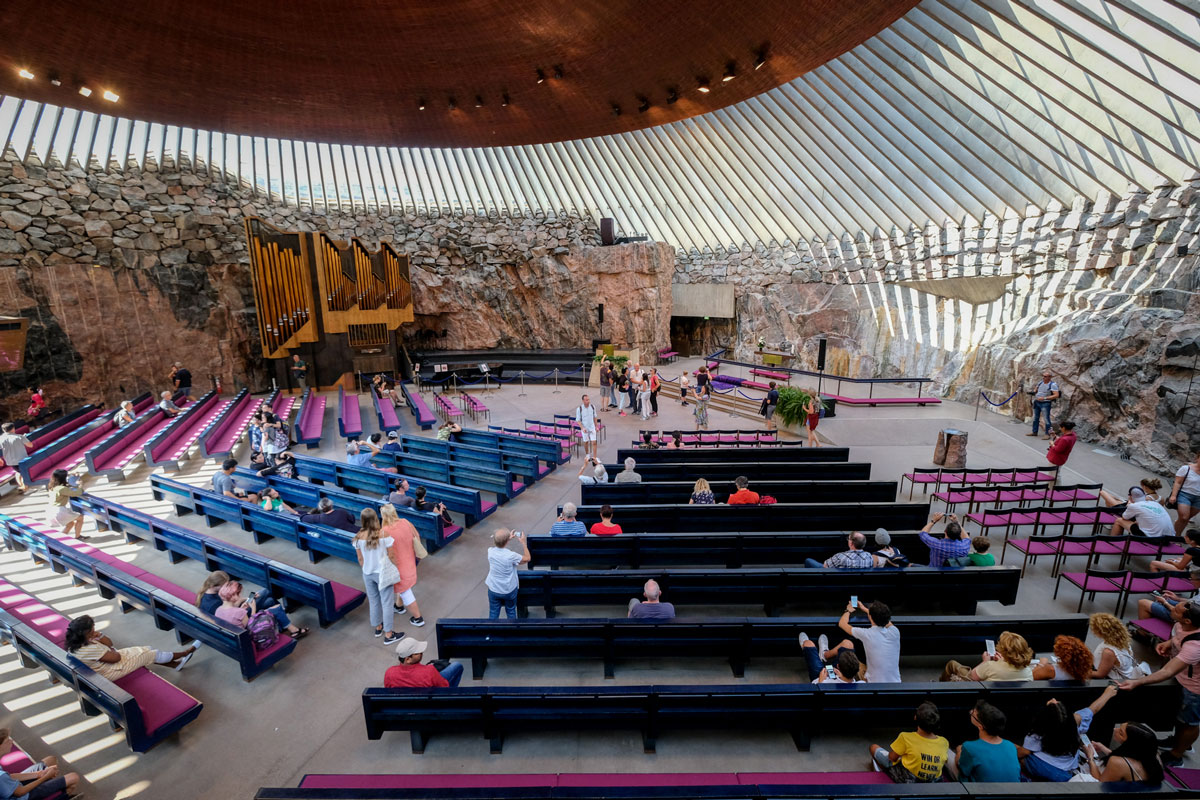Felsenkirche Sehenswürdigkeiten Helsinki