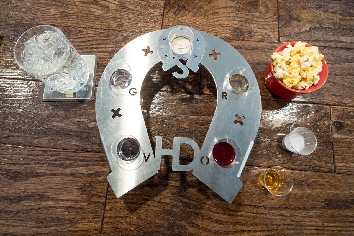 Tasting in der Hansen Distillerie in Edmonton