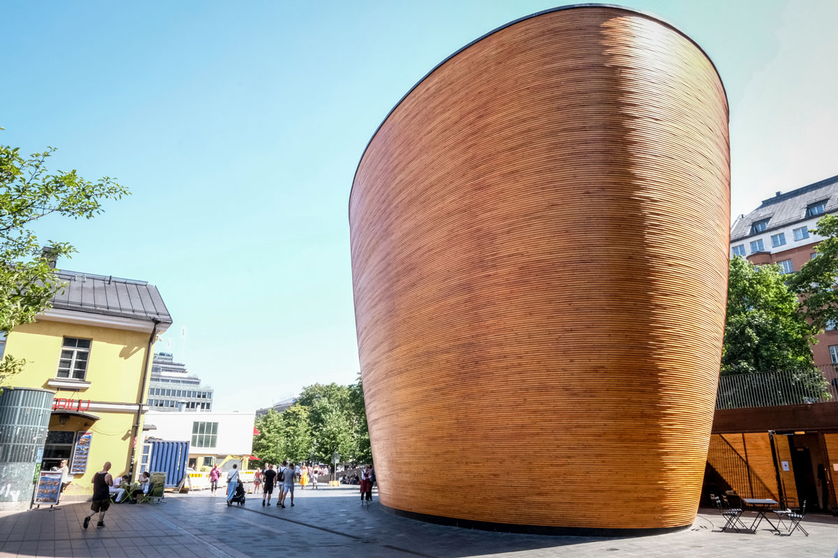Kamppi Kapelle der Stille in Helsinki