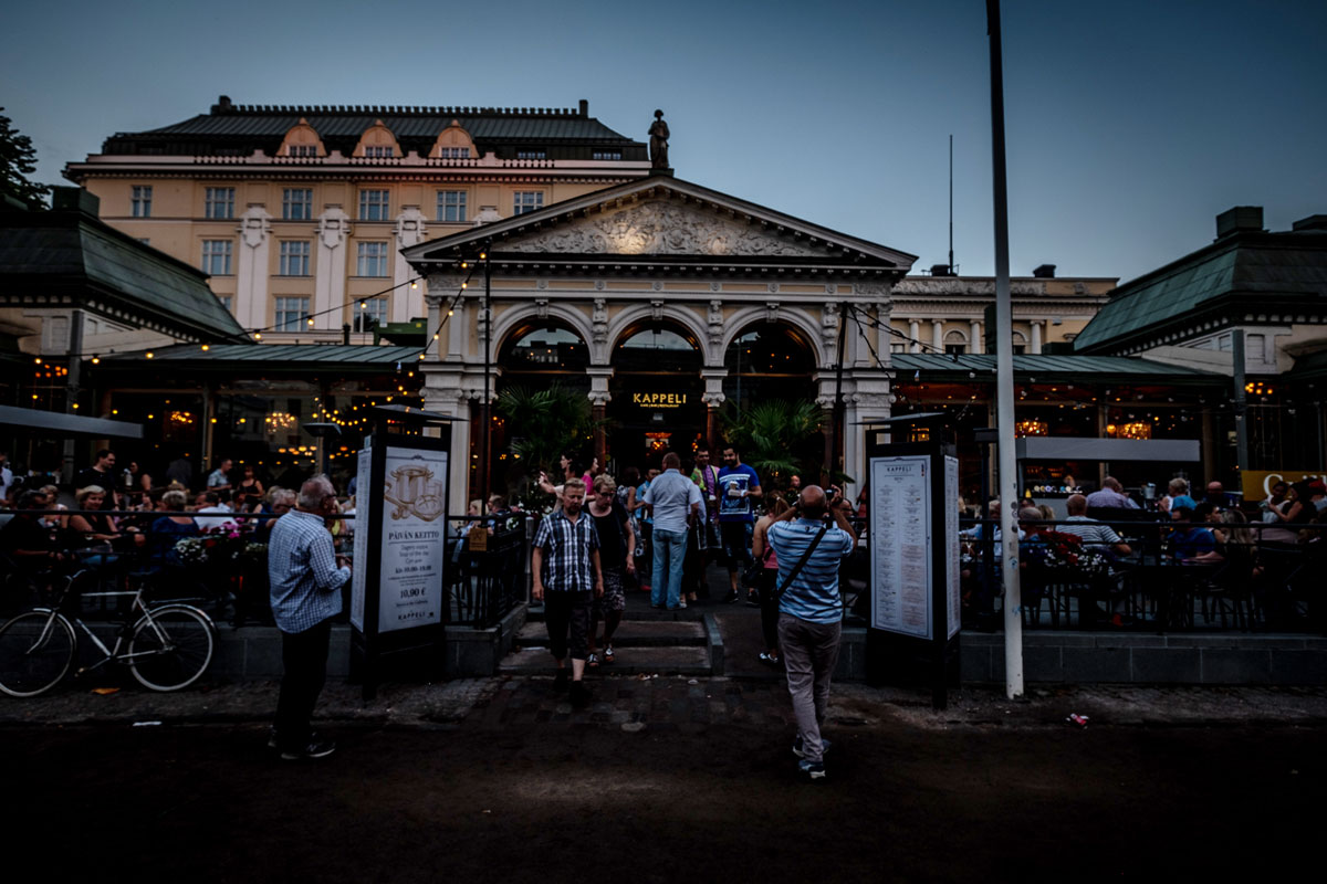 Kappeli im Esplanadi Park Helsinki