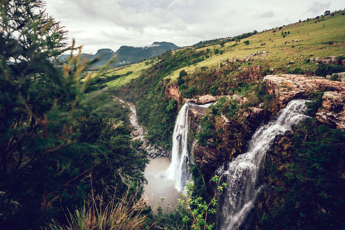 Lisbon Falls an der Panorama Route.