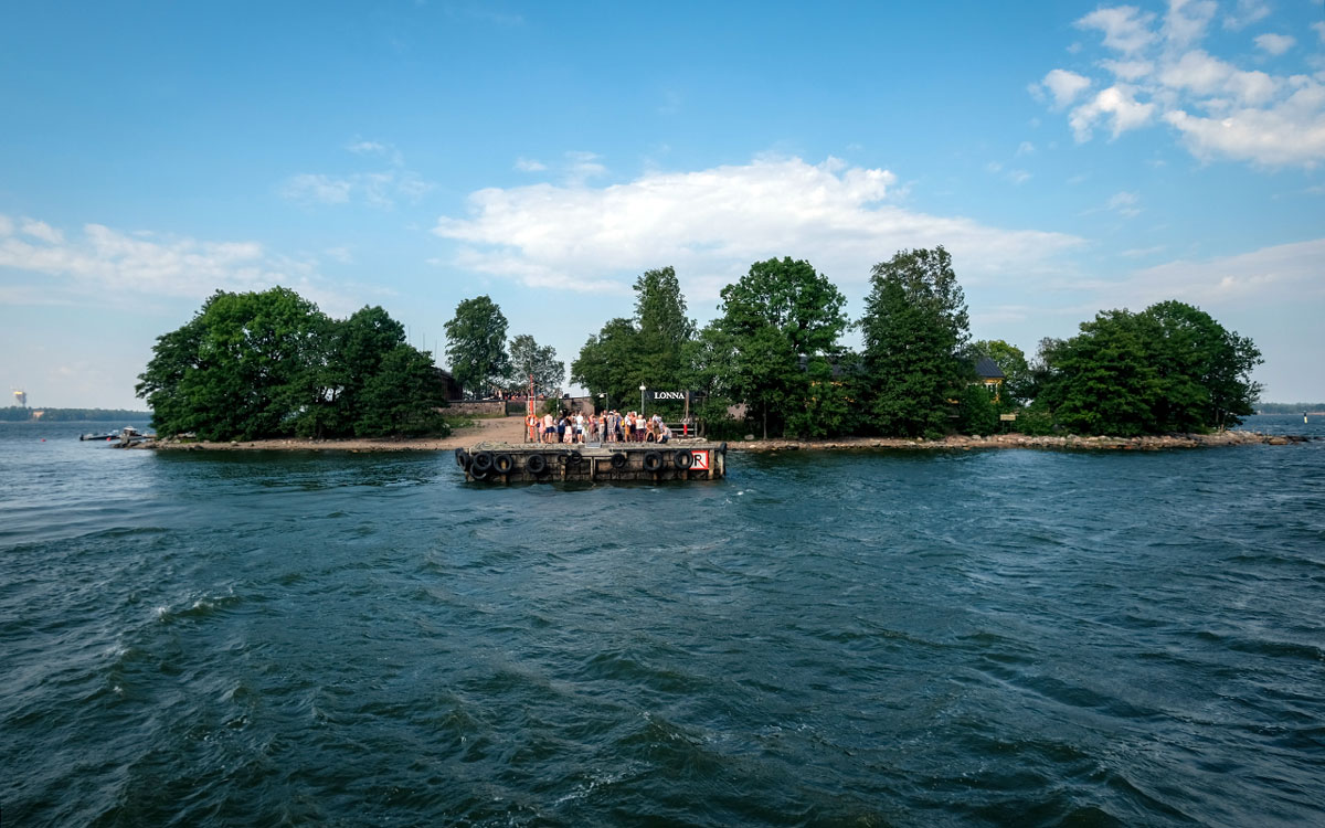 Insel Lonna vor Helsinki