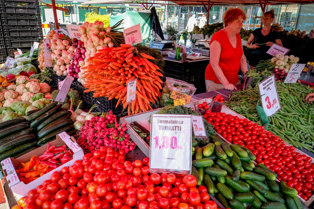 Hakaniemi Markt Erdbeeren