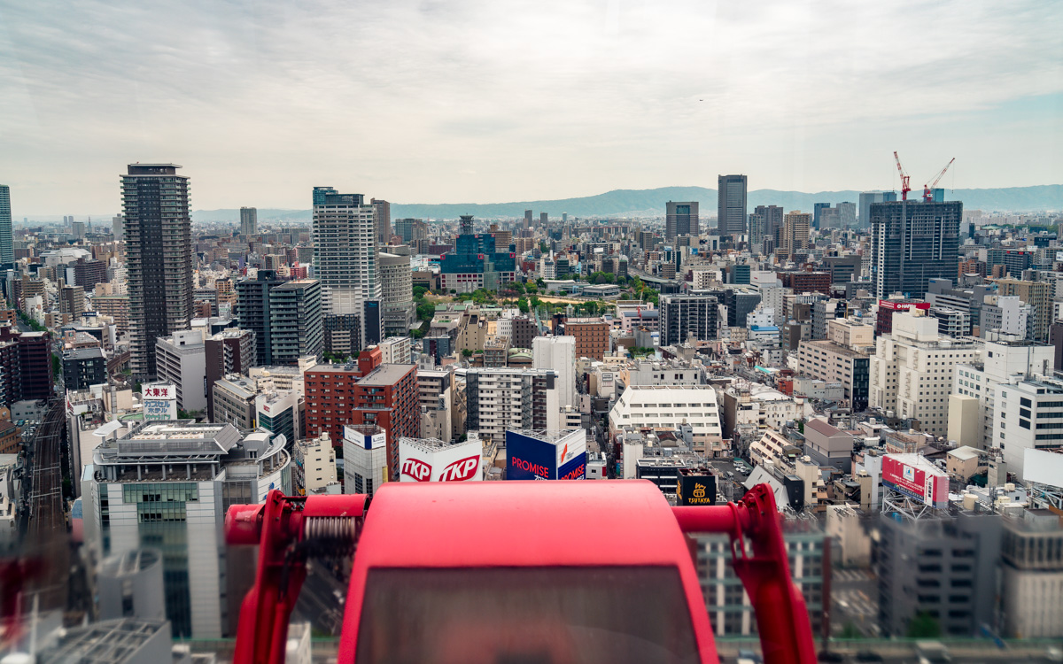 Osaka Sehenswürdigkeit HEP Five Riesenrad