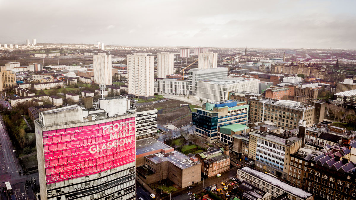 People make Glasgow Skyline