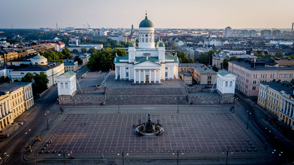 Domkirche (Tuomiokirkki) von Helsinki.
