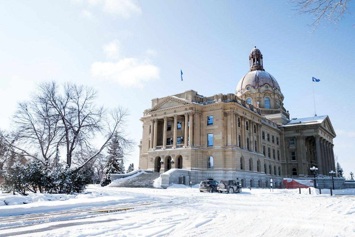 Edmonton Sehenswürdigkeit: The Alberta Legislature