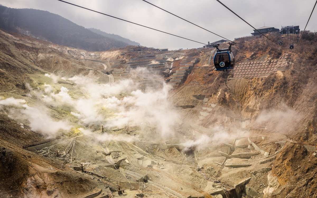 Vulkan Owakudai in Hakone