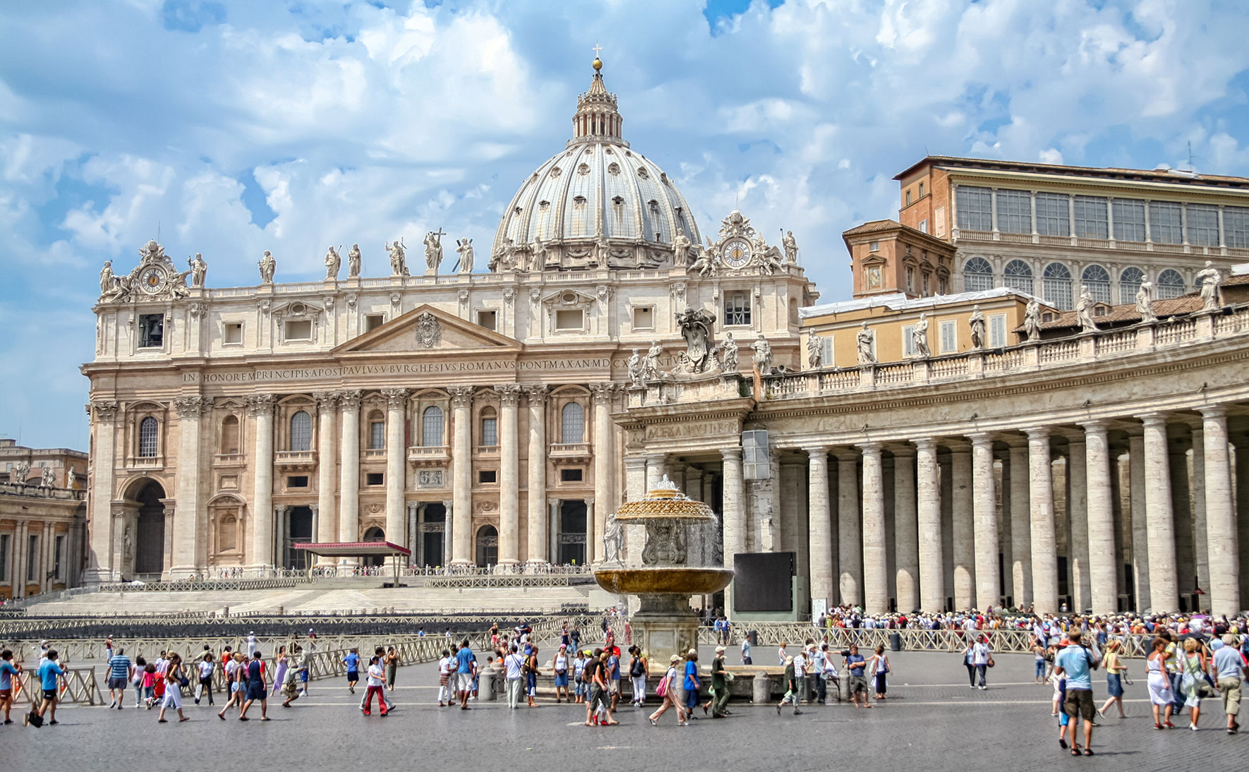 Vatikan Petersplatz und Petersdom | Rom