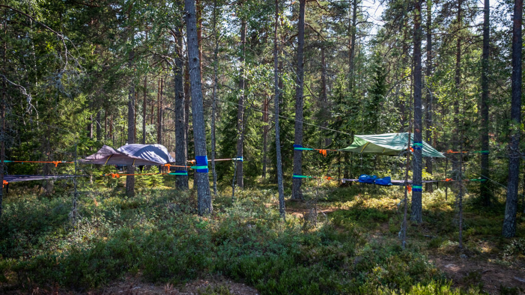 Teijo Nationalpark Finnland Tensile Zelt