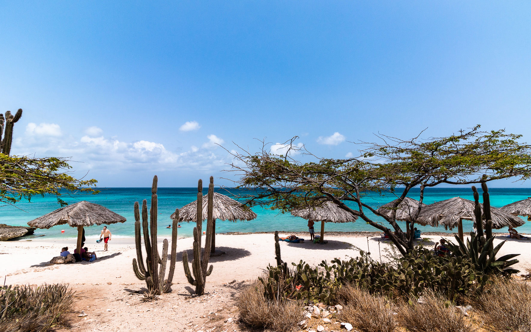 Kleiner aber feiner Arashi Beach in Aruba