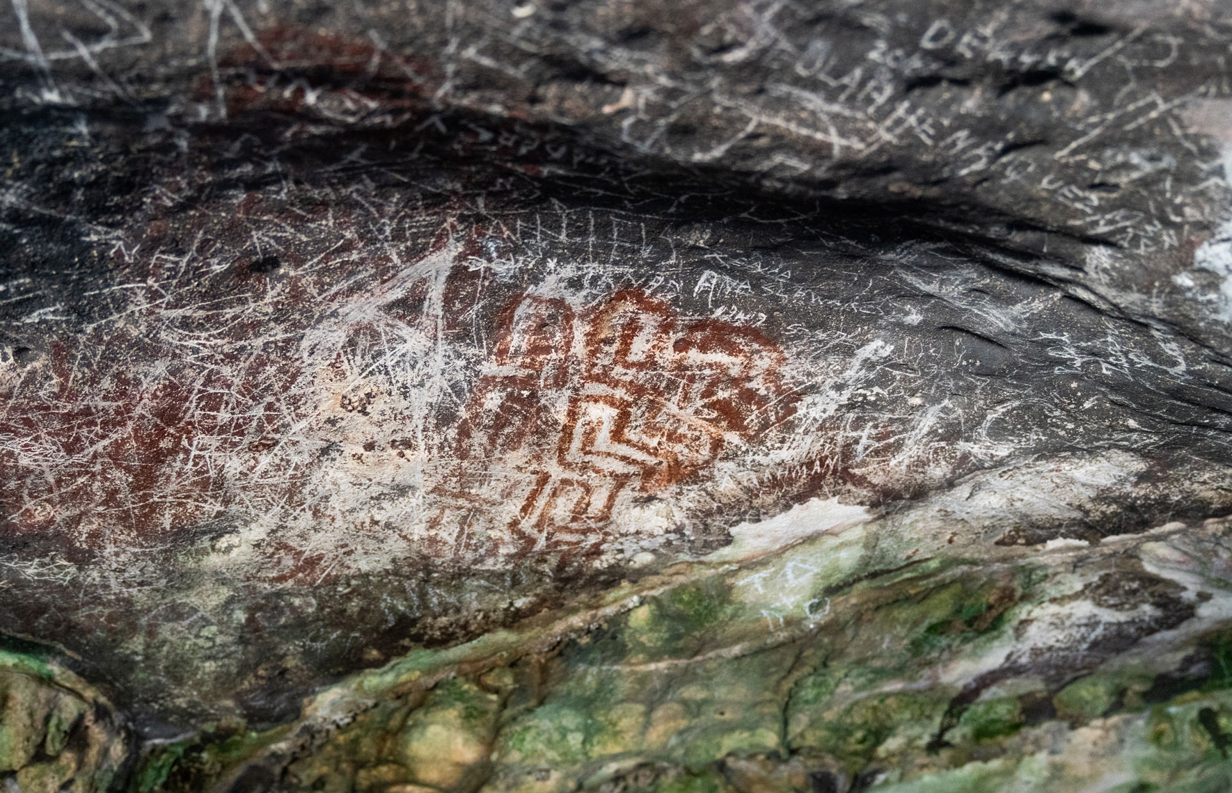 Fontein Cave Aruba Zeichnungen